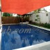 Sun Shade Sail Permeable Rectangle Square Outdoor Patio Deck Pool Canopy 20' x 16', Red   
